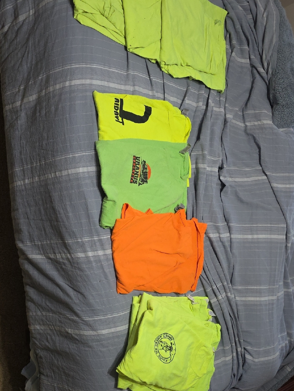 Mixed High-Visibility Tee Lot - Neon Yellow, Lime, Orange